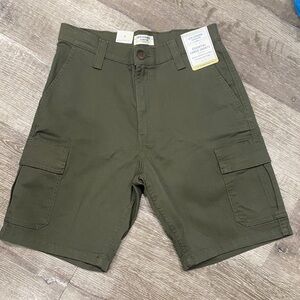 Signature by Levi Strauss Green Cargo Shorts